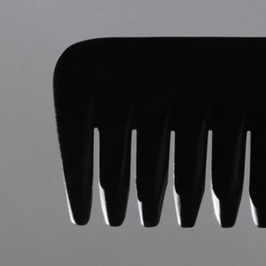 THE DUALITY STONE - Black Obsidian Stone Comb + Gua Sha Tool